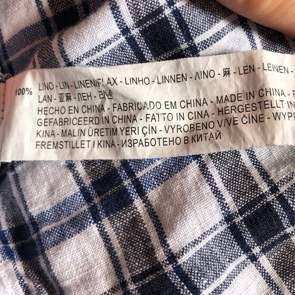 Zara Men’s Linen Button Up Shirt XL - Picture 8 of 8